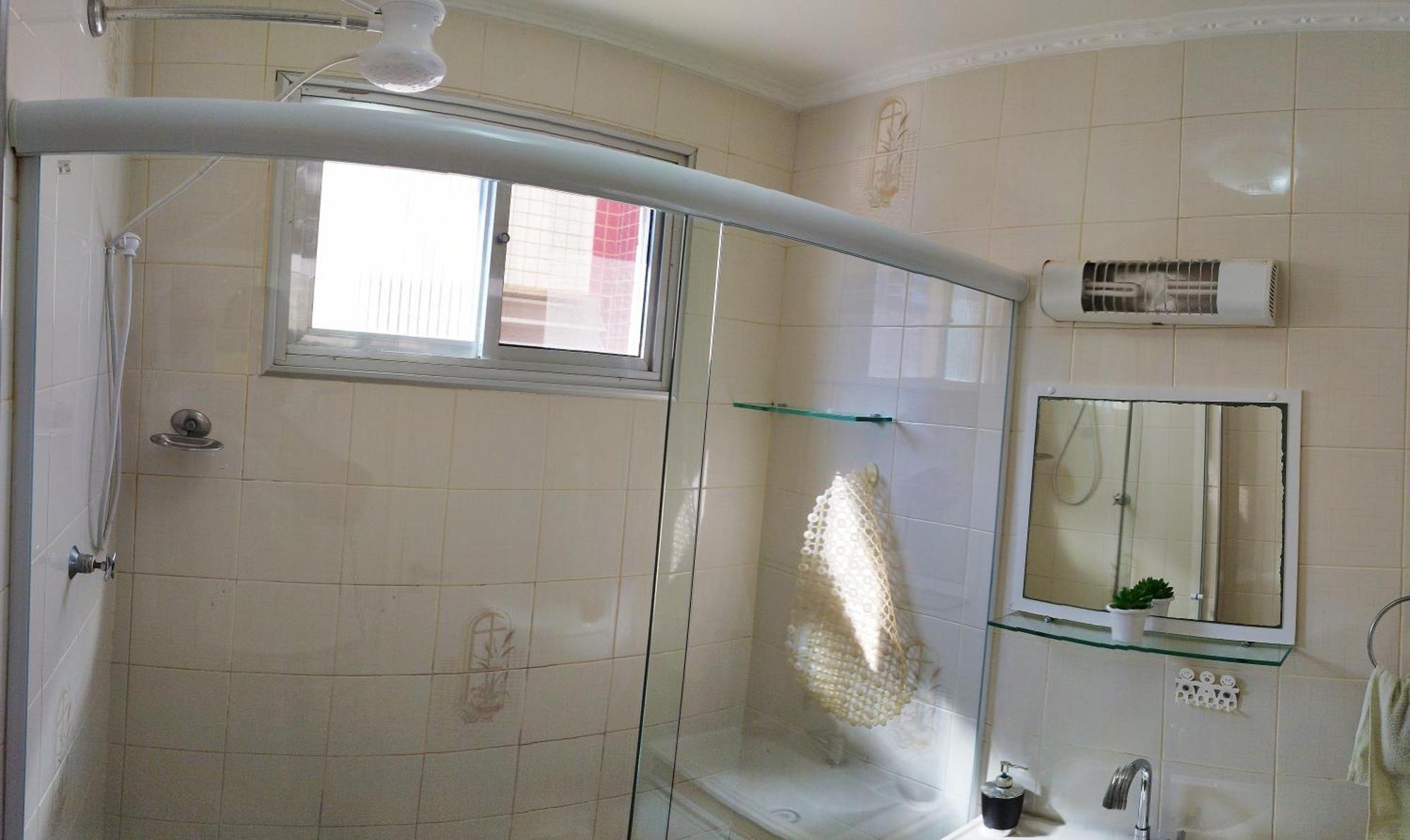 Apartamento com vista para o mar -Guilhermina Praia Grande  Bagian luar foto